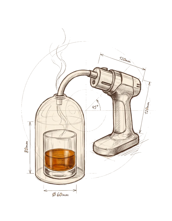 Illustration of the smoking gun technique