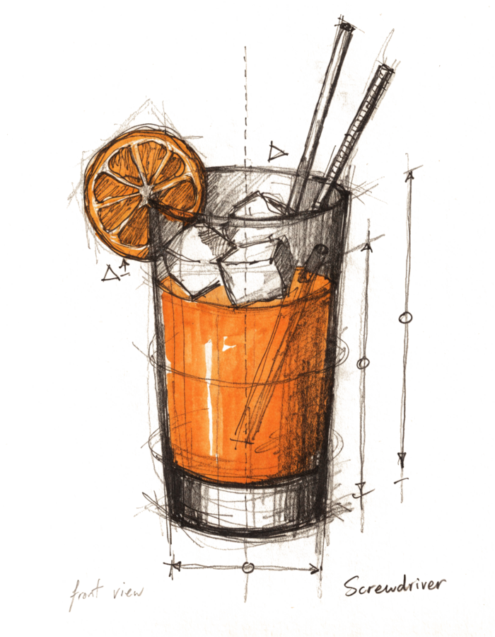 Ilustración de un Screwdriver